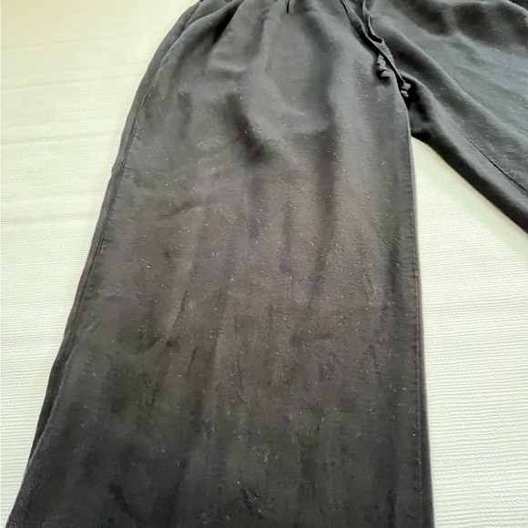 Talula Aritzia Joggers Relaxed Rayon Black Sz L - Picture 7 of 12